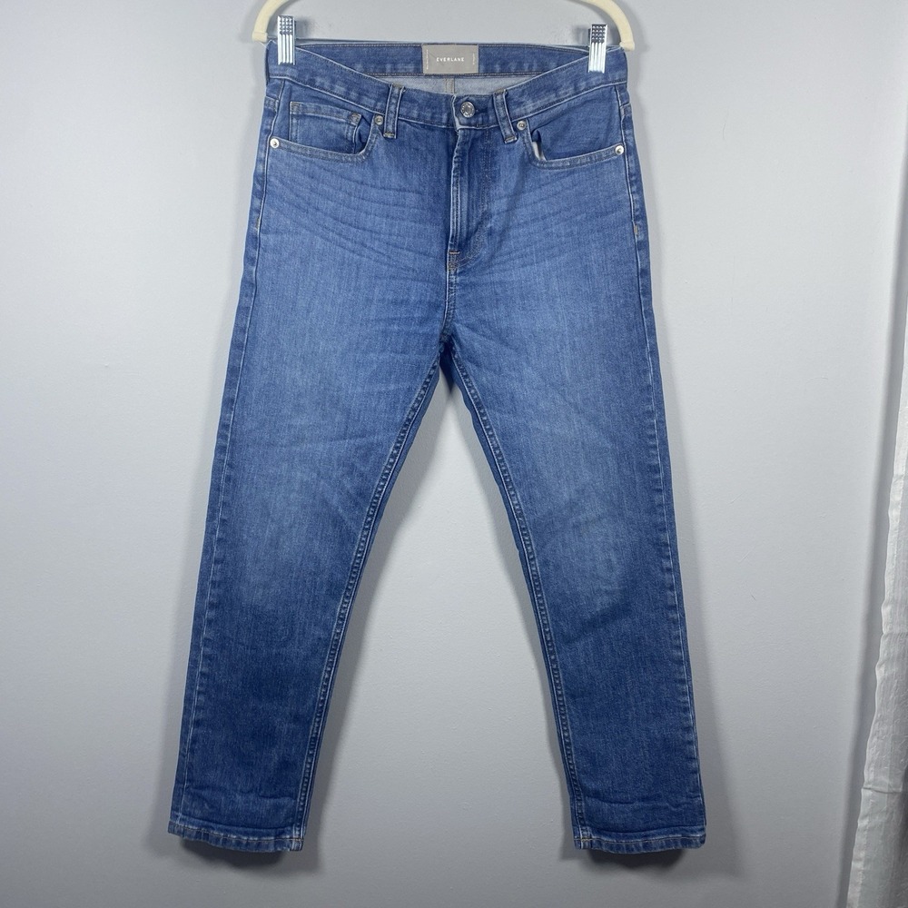 Everlane‎ Boyfriend Jeans Women's Size 27 Mid Rise Straight Leg Ankle Casual